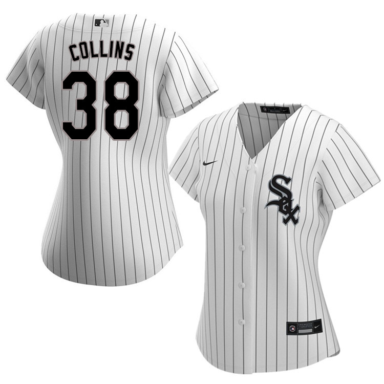 Nike Women #38 Zack Collins Chicago White Sox Baseball Jerseys Sale-White